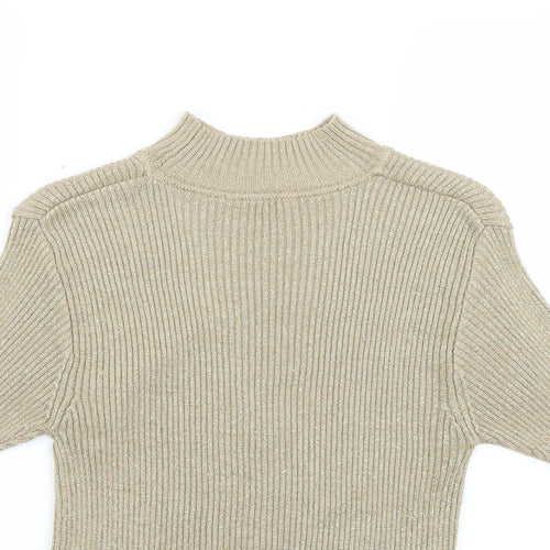 Preworn Womens Gold   Pullover Jumper Size XL