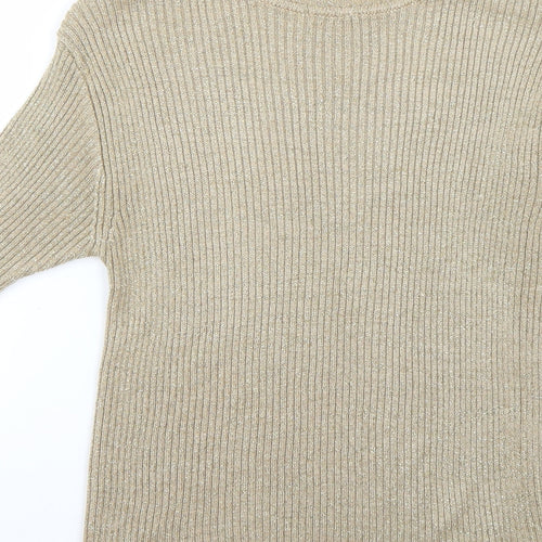 Preworn Womens Gold   Pullover Jumper Size XL
