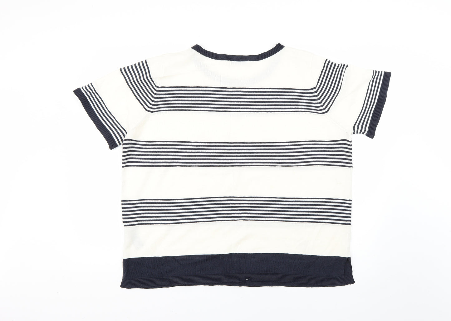 Marks and Spencer Womens Multicoloured Striped  Pullover Jumper Size 18