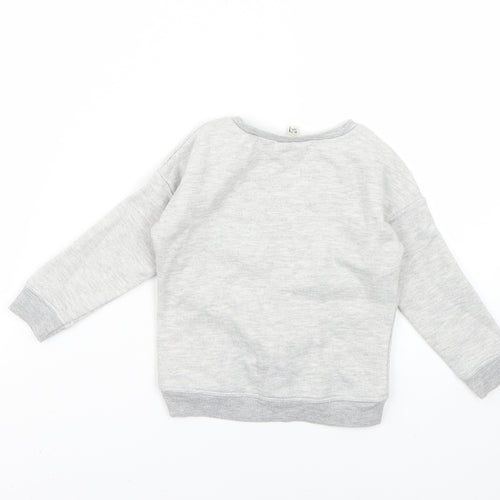 River Island Baby Grey Geometric  Pullover Jumper Size 18-24 Months