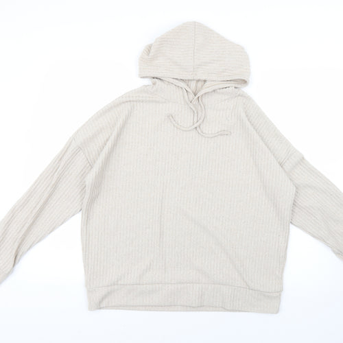 jeff & co Womens Beige   Pullover Hoodie Size 14