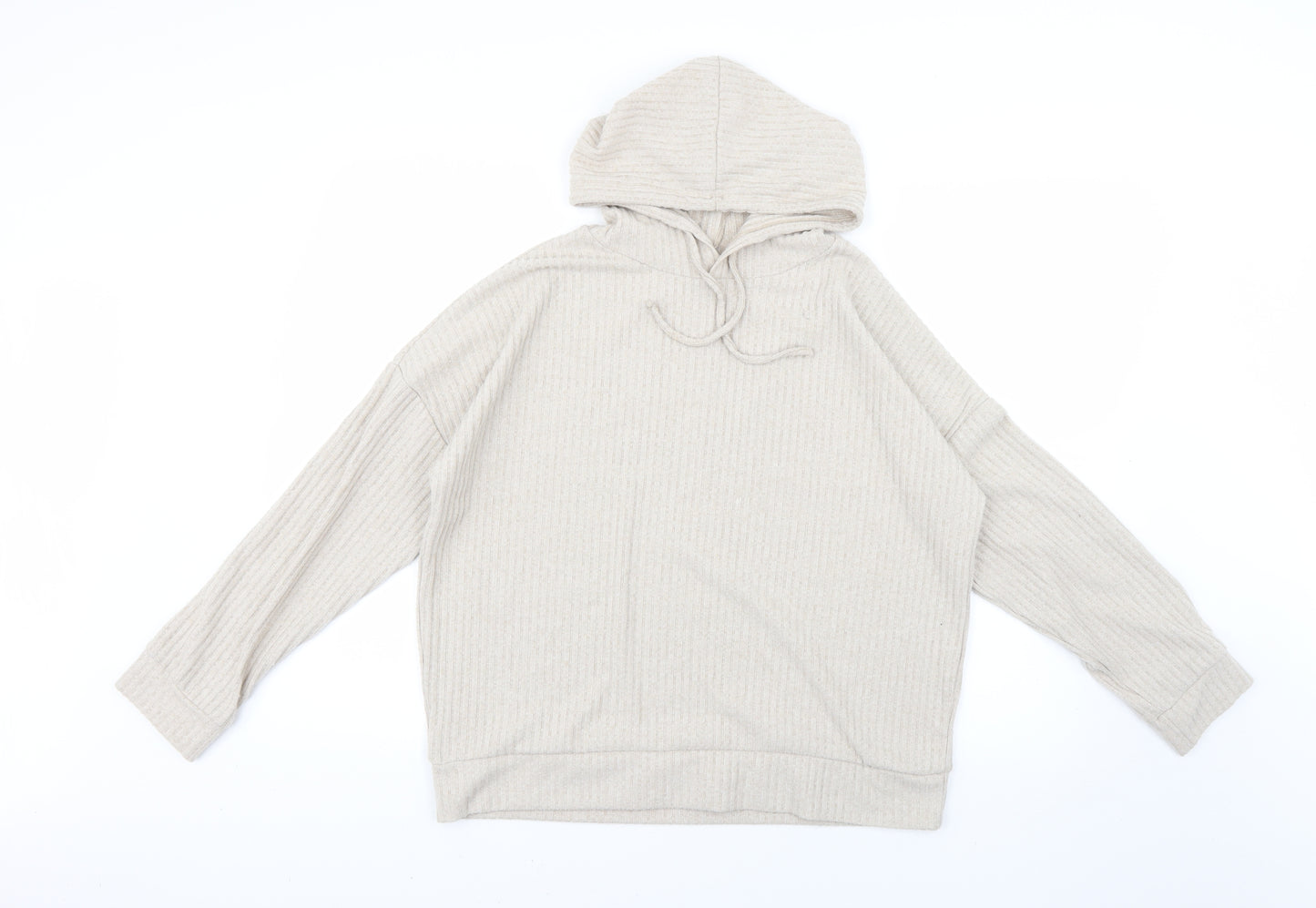 jeff & co Womens Beige   Pullover Hoodie Size 14