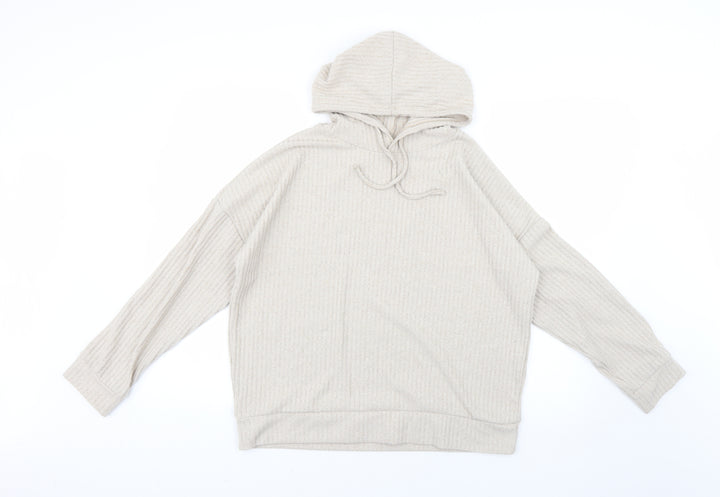 jeff & co Womens Beige   Pullover Hoodie Size 14