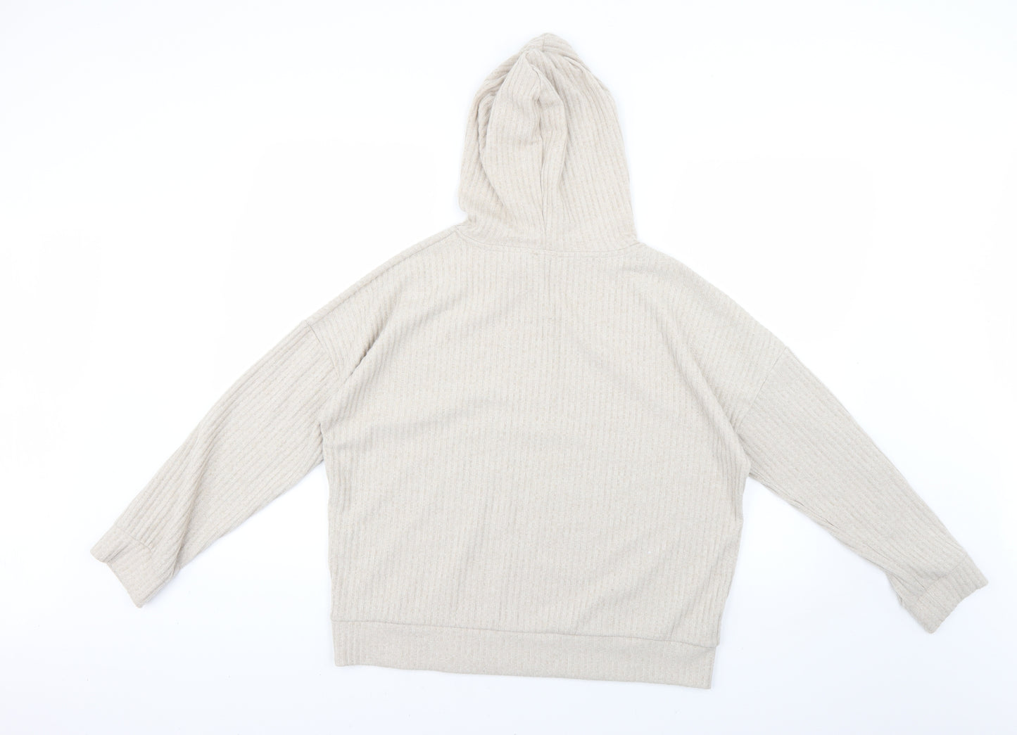 jeff & co Womens Beige   Pullover Hoodie Size 14