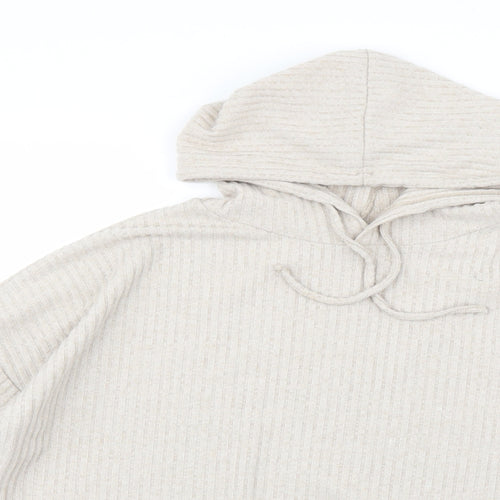 jeff & co Womens Beige   Pullover Hoodie Size 14