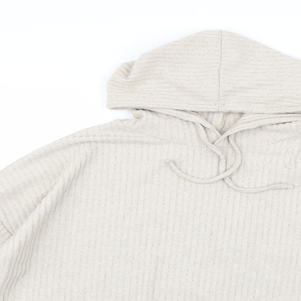 jeff & co Womens Beige   Pullover Hoodie Size 14