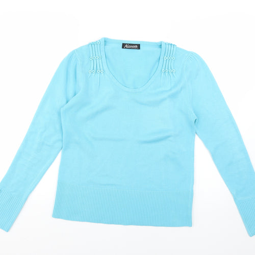 alexara Womens Blue   Pullover Jumper Size S