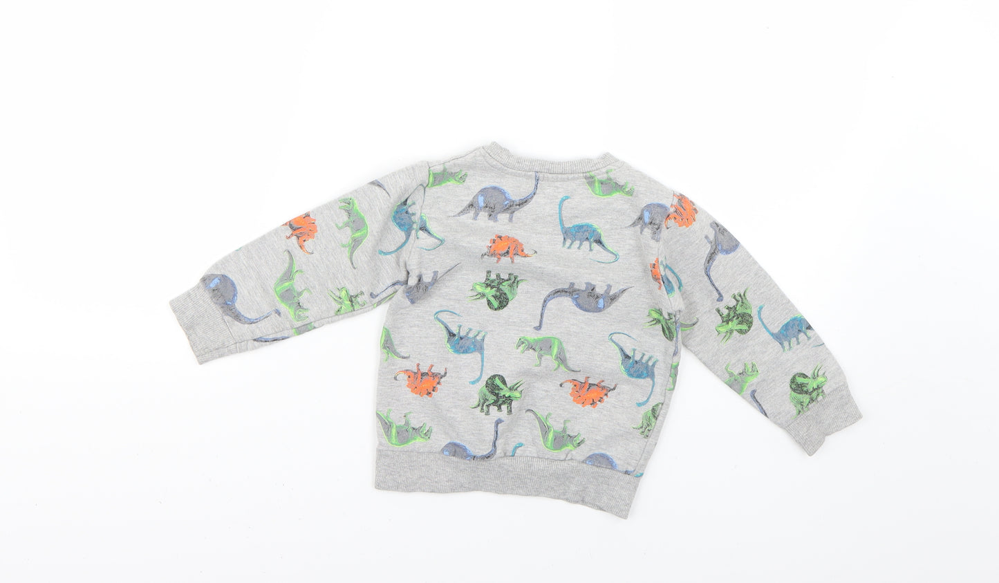 urban racals Baby Grey Geometric  Pullover Jumper Size 12-18 Months
