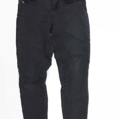 Miss Selfridge Womens Black   Skinny Jeans Size 8 L25 in