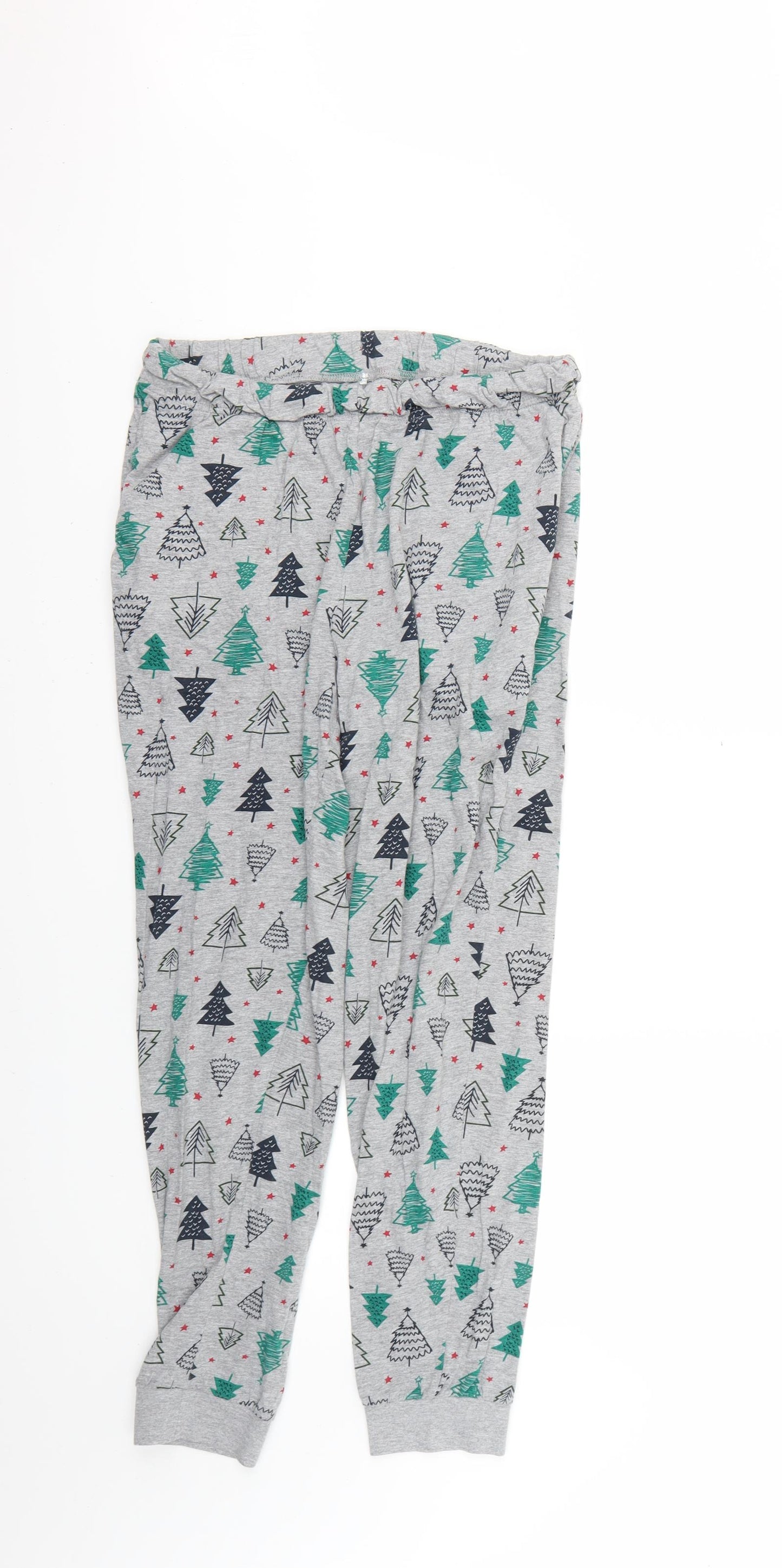 Primark Mens Grey Geometric   Pyjama Pants Size M