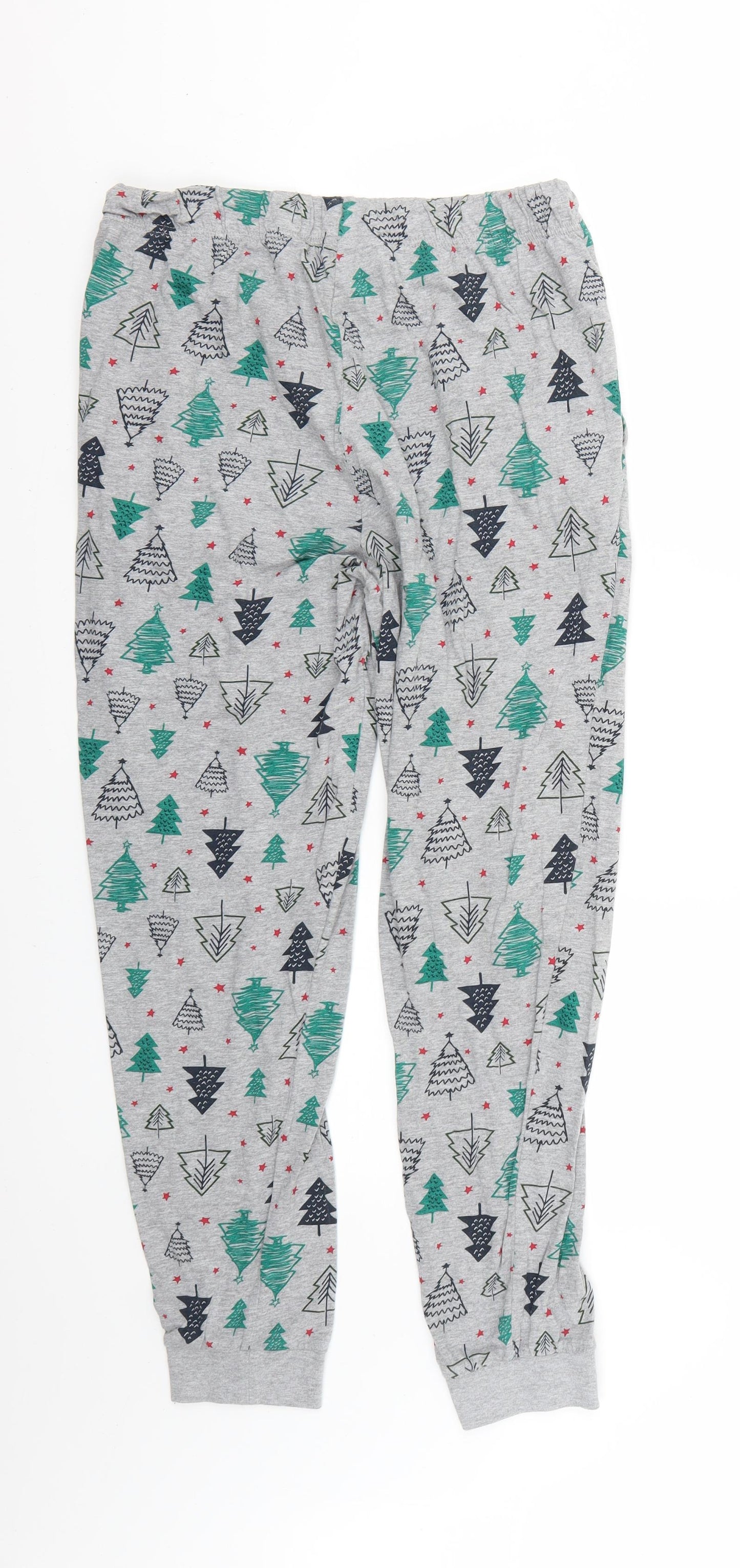 Primark Mens Grey Geometric   Pyjama Pants Size M