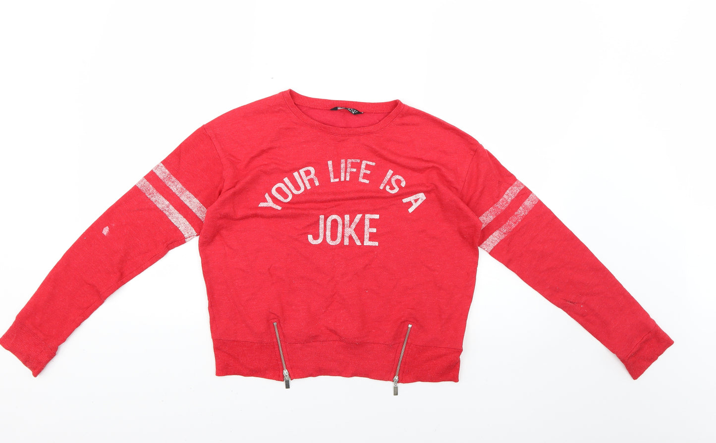 Select Womens Red   Pullover Jumper Size 10