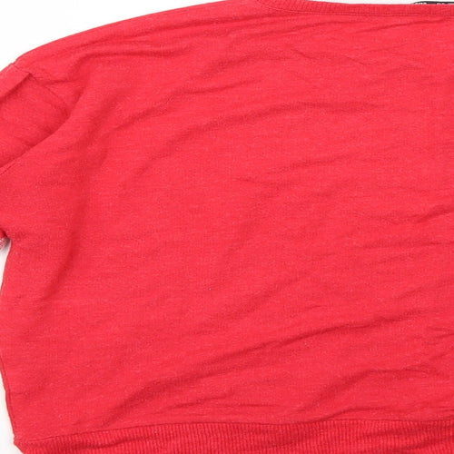 Select Womens Red   Pullover Jumper Size 10