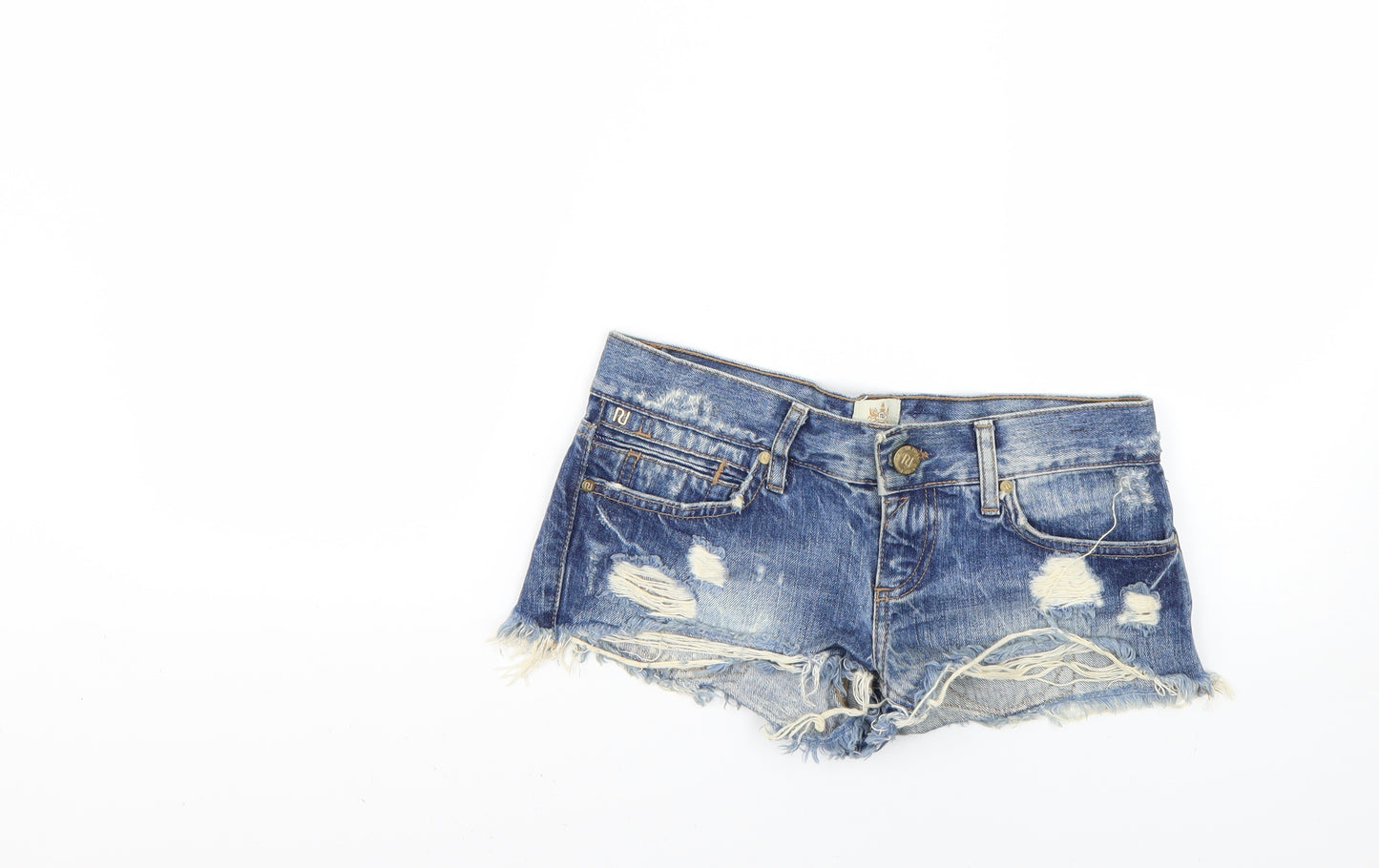 River Island Womens Blue   Cut-Off Shorts Size 6