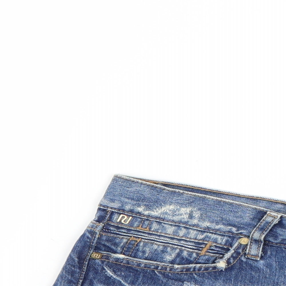 River Island Womens Blue   Cut-Off Shorts Size 6