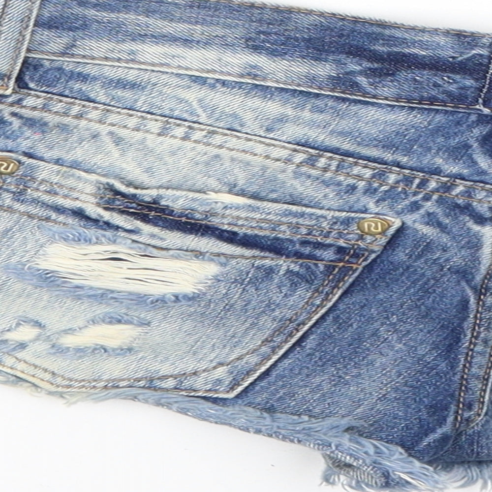 River Island Womens Blue   Cut-Off Shorts Size 6