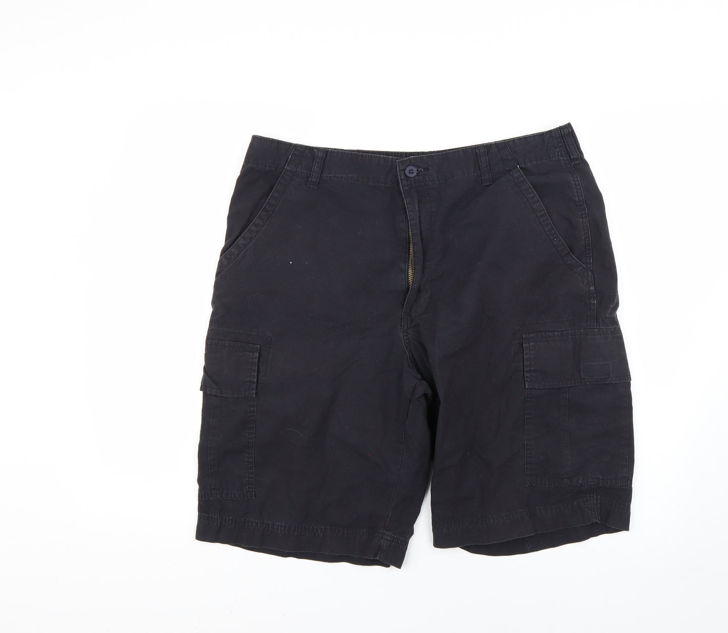 zantos Mens Blue   Chino Shorts Size L