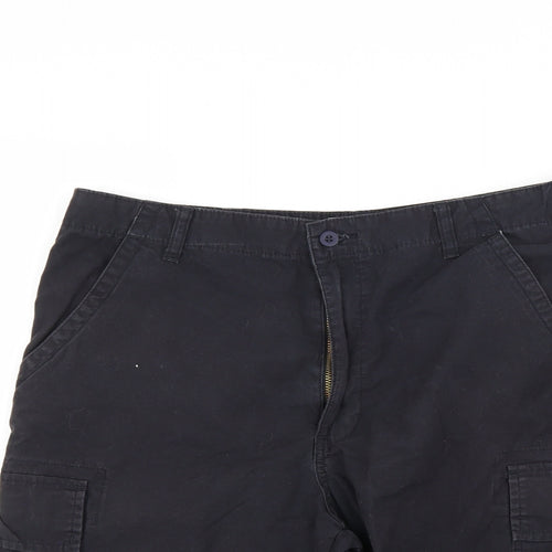zantos Mens Blue   Chino Shorts Size L