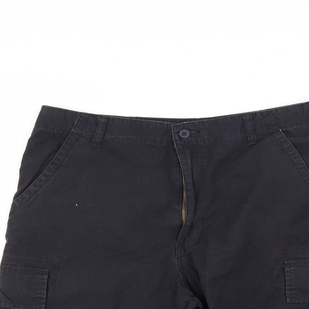 zantos Mens Blue   Chino Shorts Size L