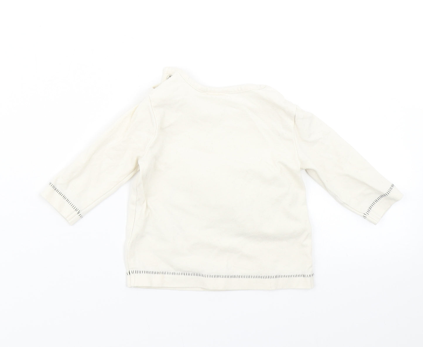 NEXT Baby Beige   Basic T-Shirt Size 0-3 Months  - Elephant
