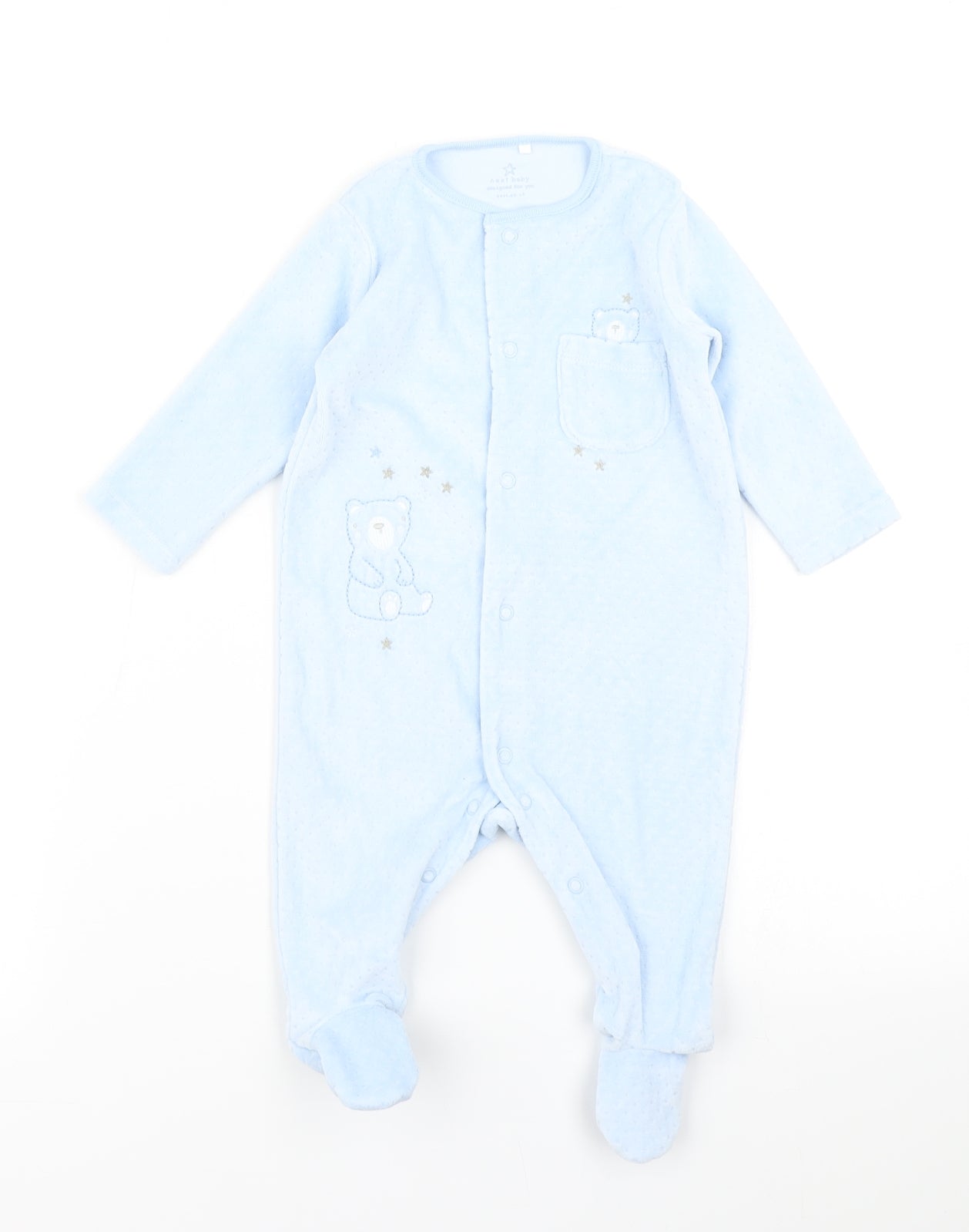 NEXT Boys Blue   Babygrow One-Piece Size 3-6 Months