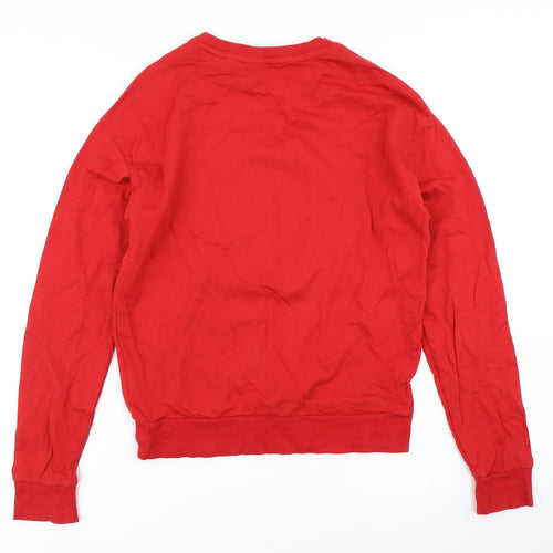 Divided Womens Red   Pullover Sweatshirt Size XS  - Looney Tunes Christmas Sweater