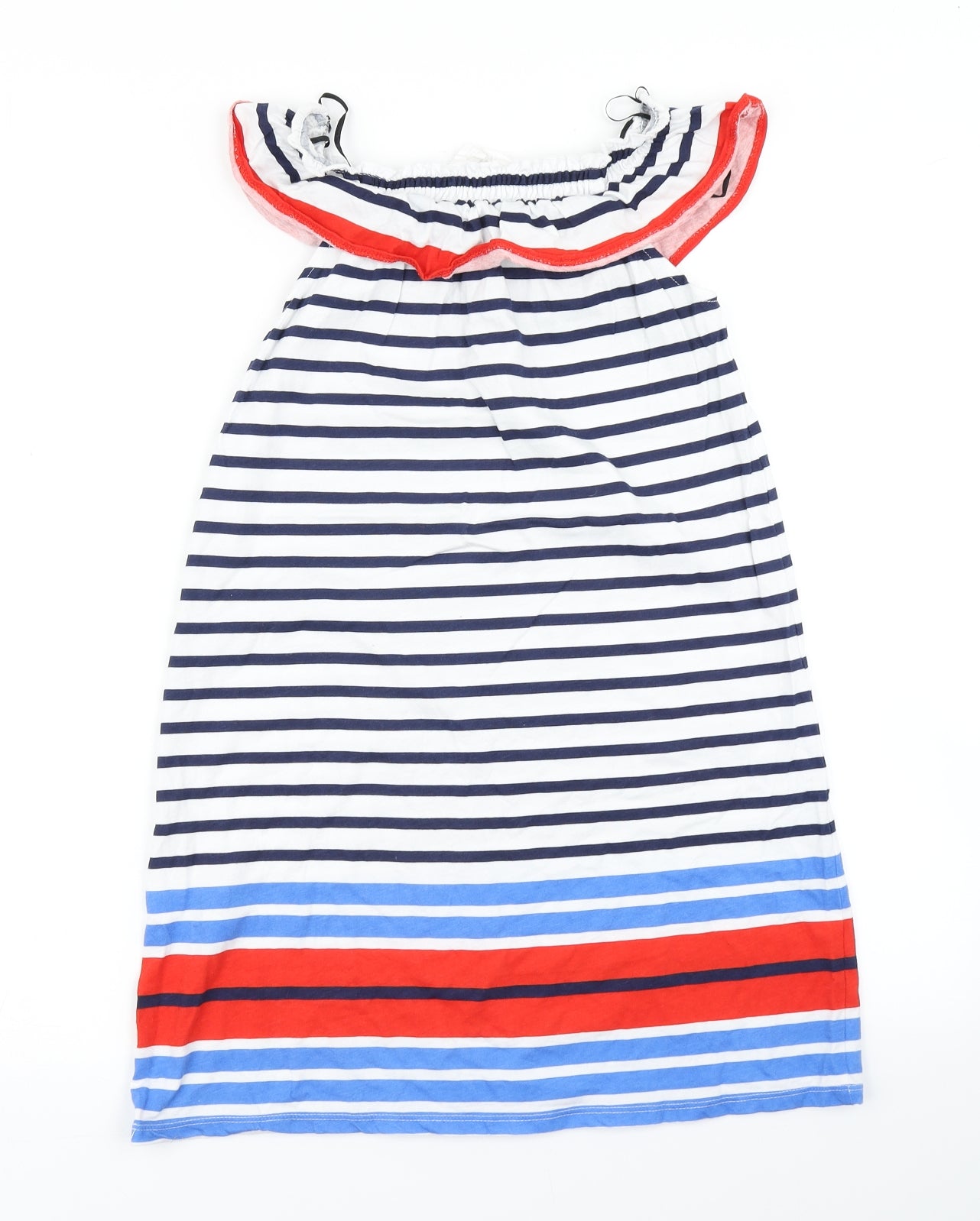 H&M Girls Blue Striped  A-Line  Size 11 Years