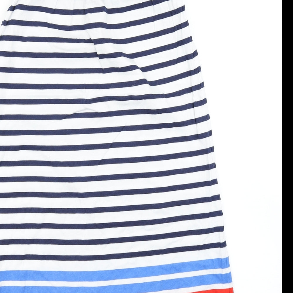 H&M Girls Blue Striped  A-Line  Size 11 Years