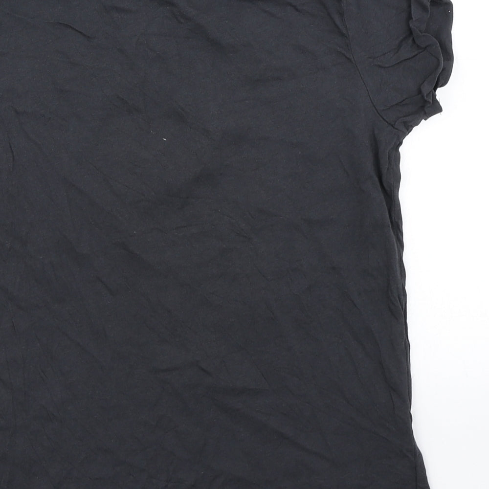 H&M Girls Black   Basic T-Shirt Size 11 Years  - The Rolling Stones