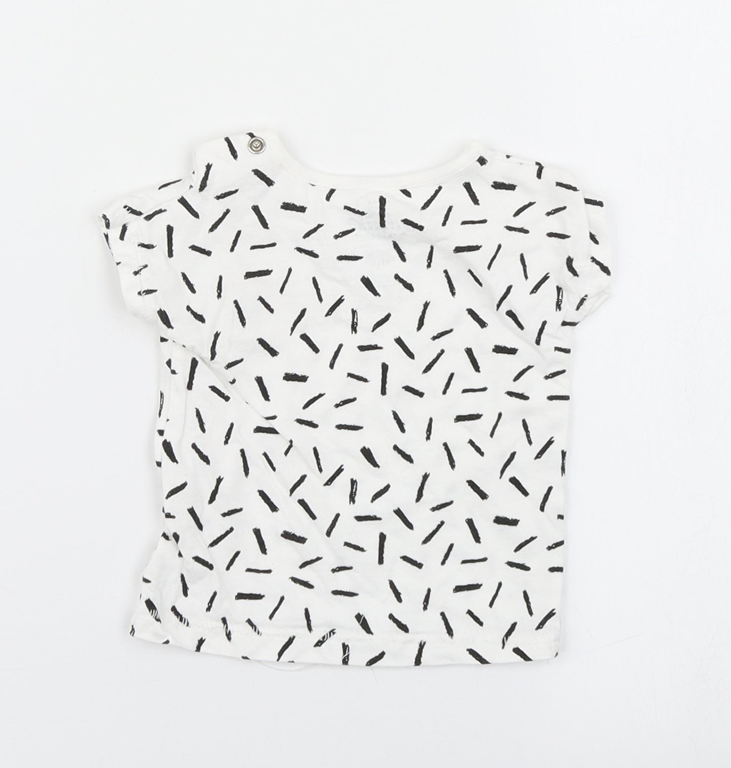 Fred & Floe Boys White   Basic T-Shirt Size 0-3 Months