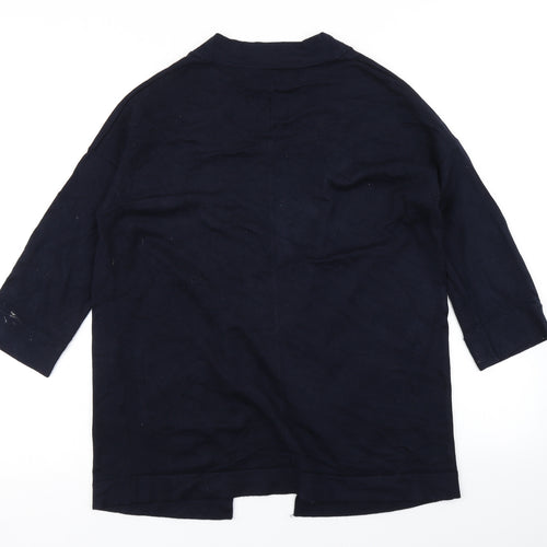 Zara Womens Blue  Knit Cardigan Jumper Size S