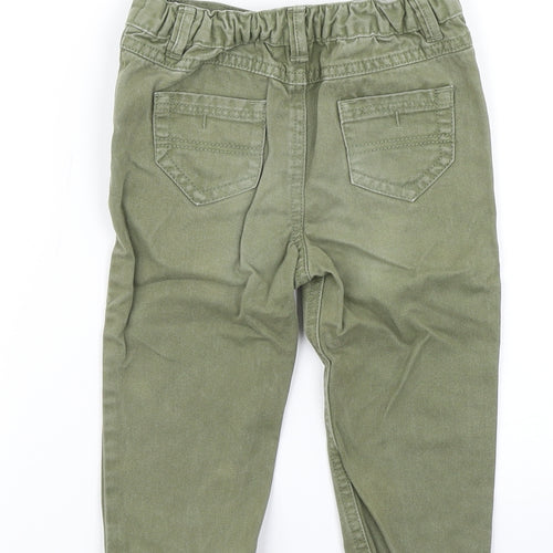 F&F Boys Green   Capri Trousers Size 12-18 Months