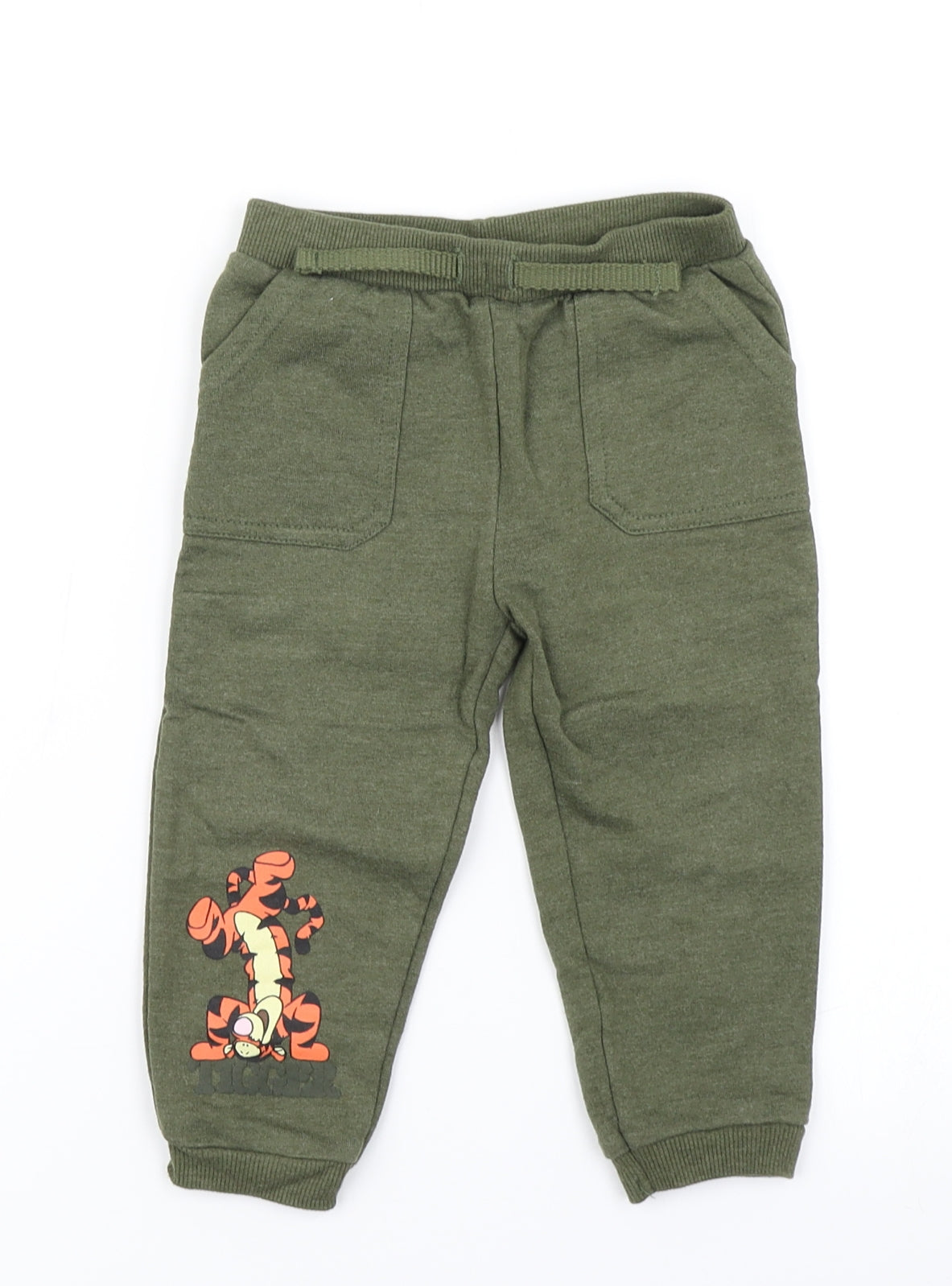 Disney Baby Boys Green   Jogger Trousers Size 12-18 Months  - Disney Tigger