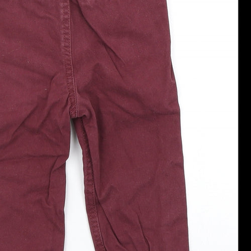 F&F Boys Purple   Cargo Trousers Size 12-18 Months