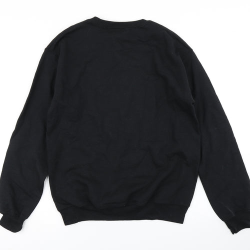 Wizarding world of Harry Potter Mens Black   Pullover Sweatshirt Size M  - Gryffindor