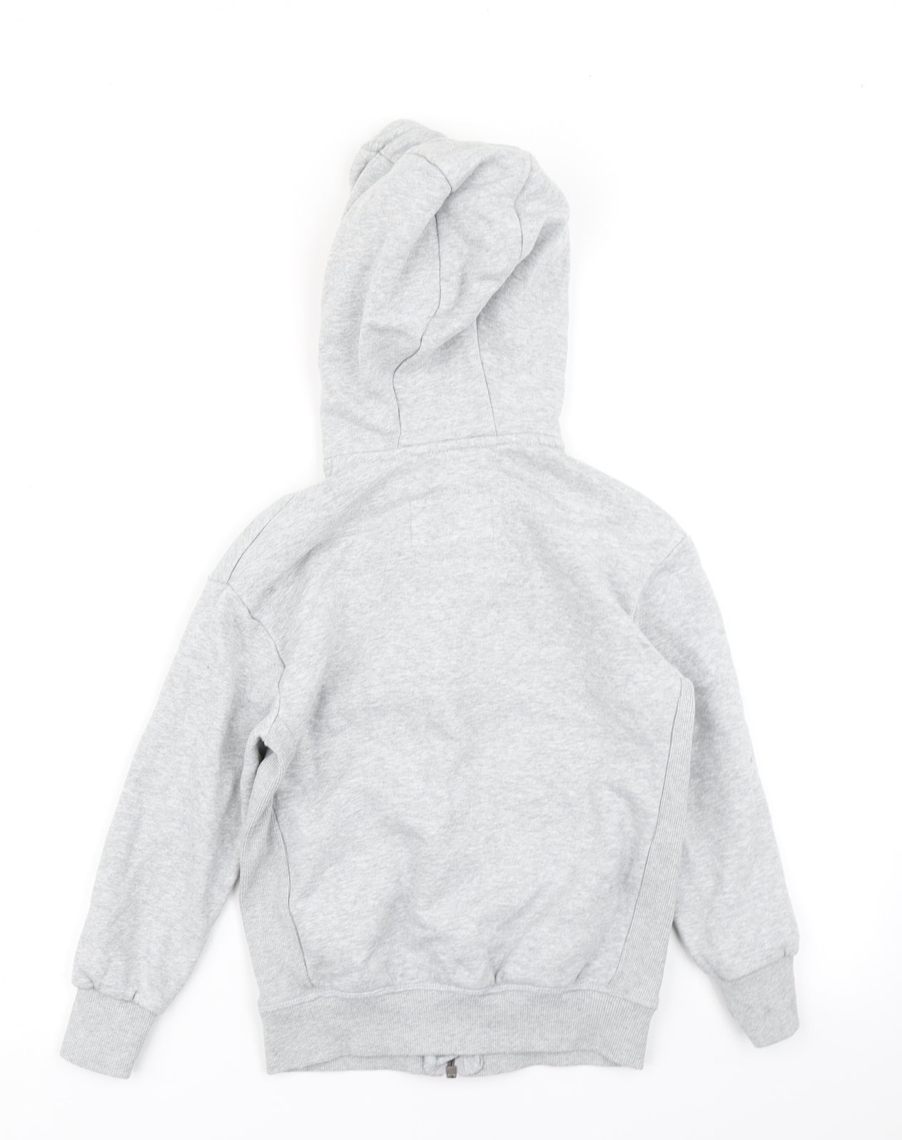 M&S Boys Grey   Full Zip Hoodie Size 7-8 Years