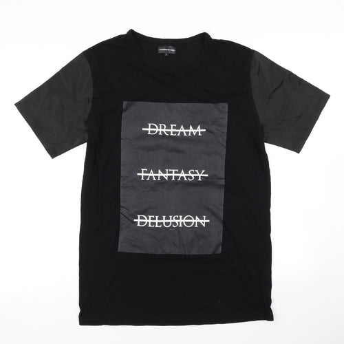 Maniere De Voir Womens Black   Basic T-Shirt Size XL