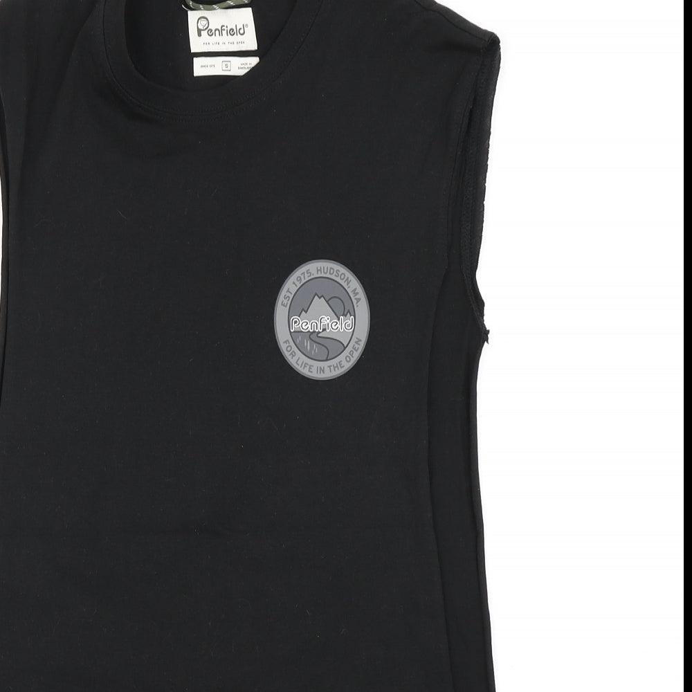 Penfield Mens Black   Basic Tank Size S