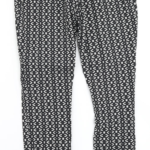Atmosphere Womens Black Check  Dress Pants Trousers Size 10 L28 in