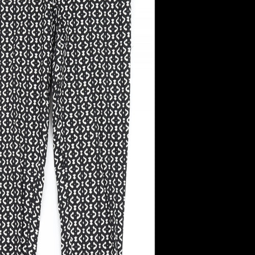 Atmosphere Womens Black Check  Dress Pants Trousers Size 10 L28 in