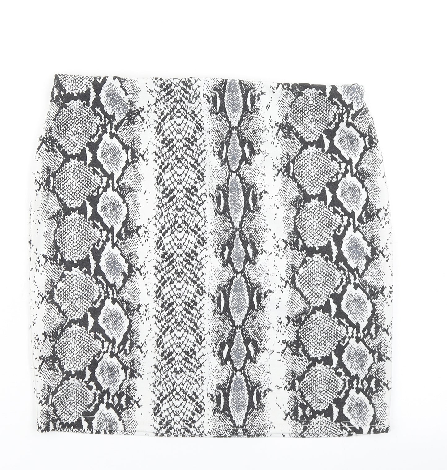New Look Womens Green Animal Print  A-Line Skirt Size 12