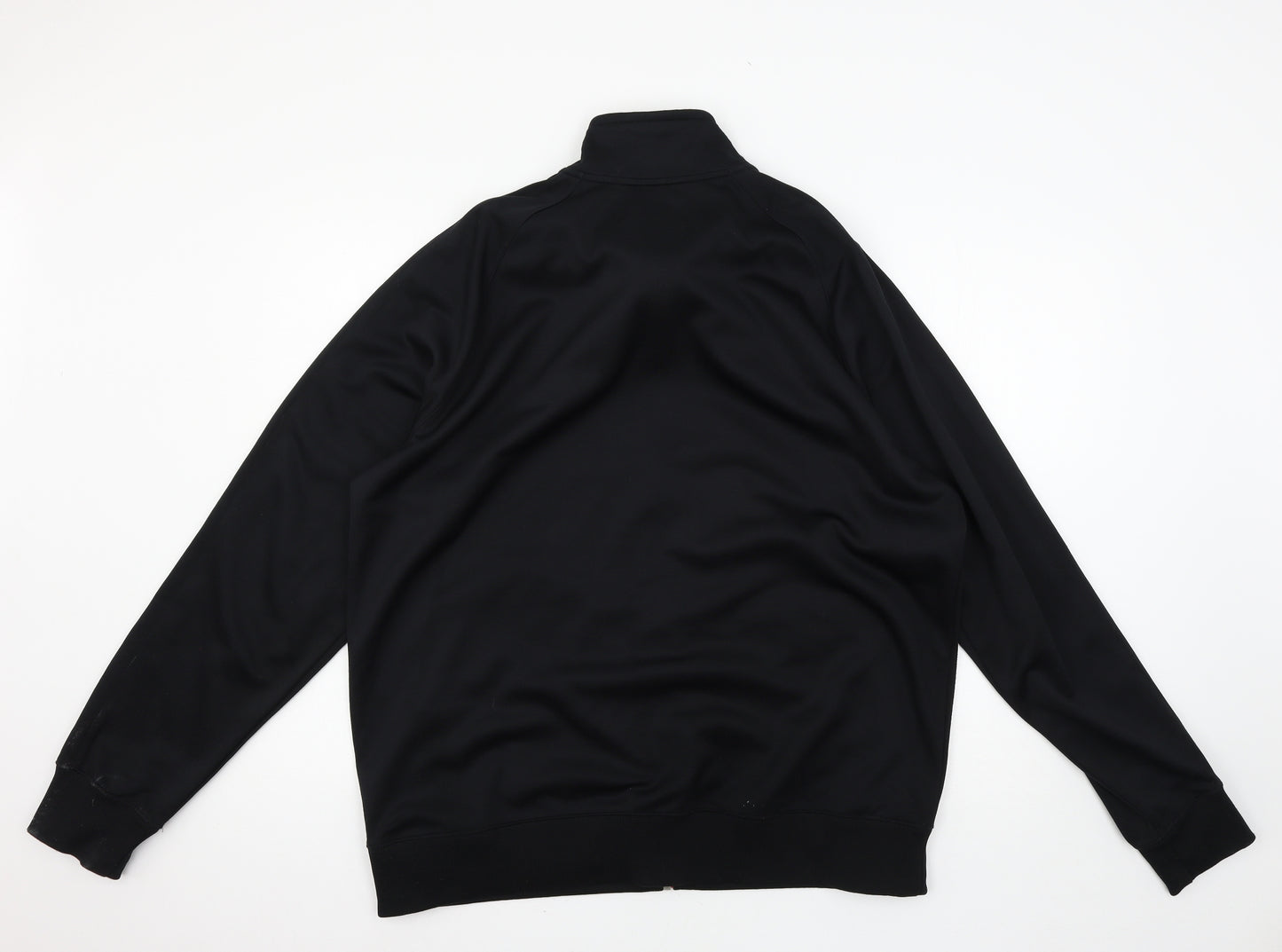 Nike Mens Black  Jersey Full Zip Sweatshirt Size XL  - Manchester United