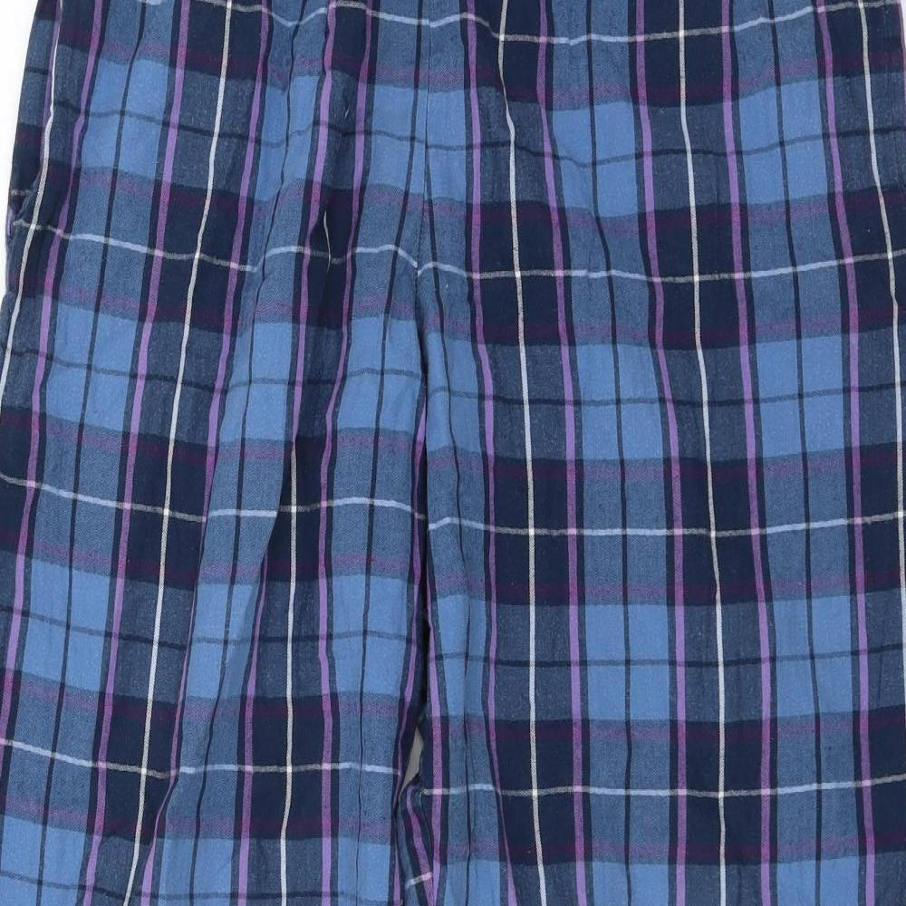 Capsule Mens Blue Plaid   Pyjama Pants Size L