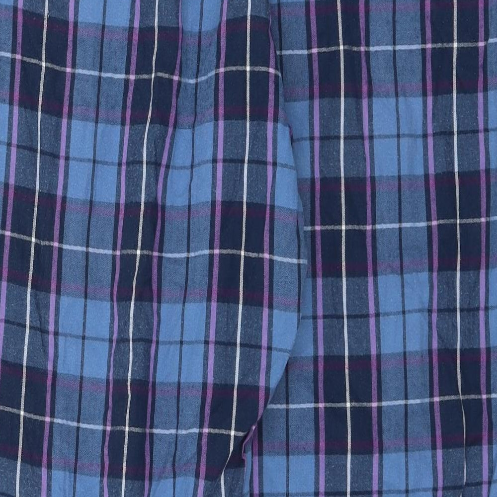 Capsule Mens Blue Plaid   Pyjama Pants Size L