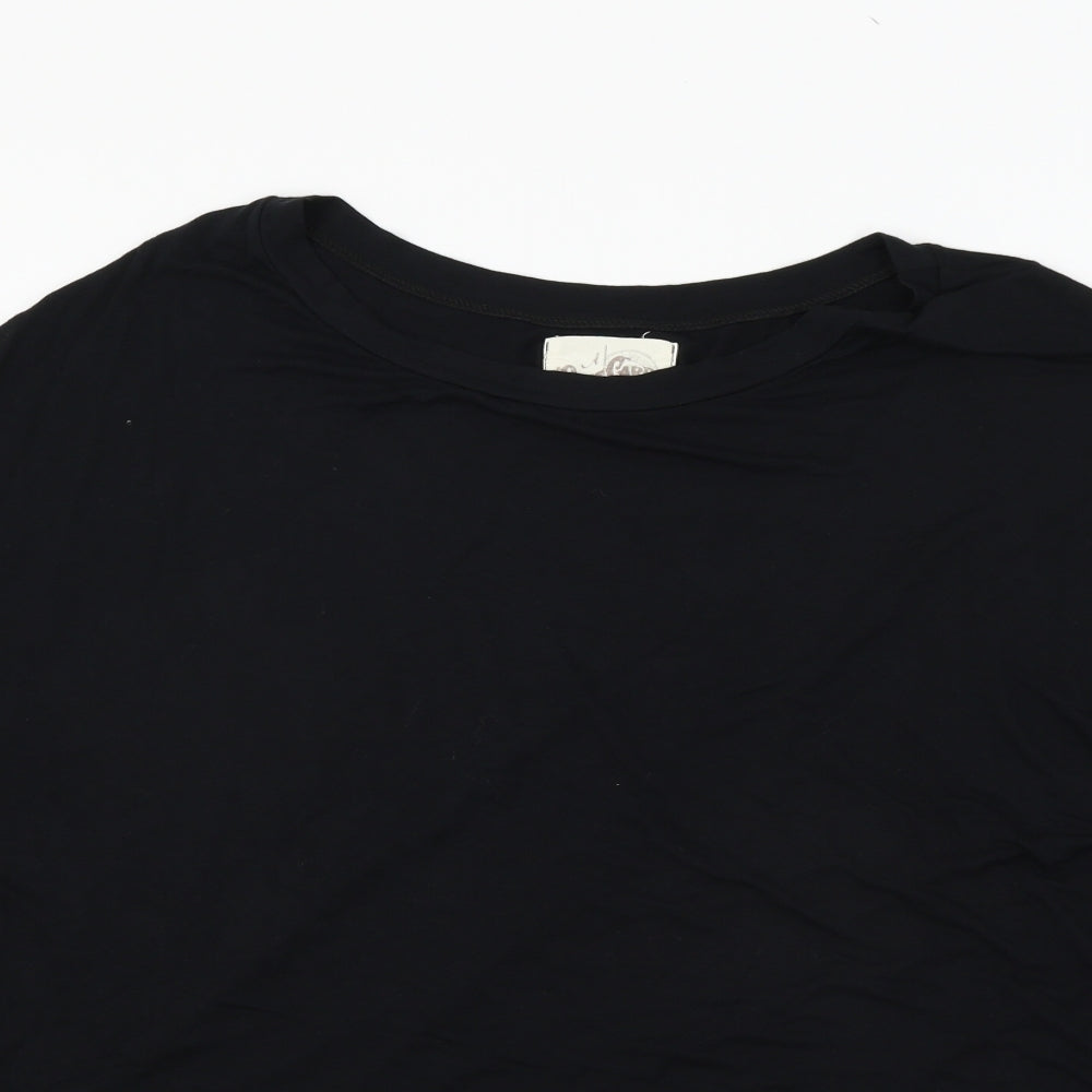 A Postcard From Brighton Womens Black  Jersey Basic T-Shirt Size M