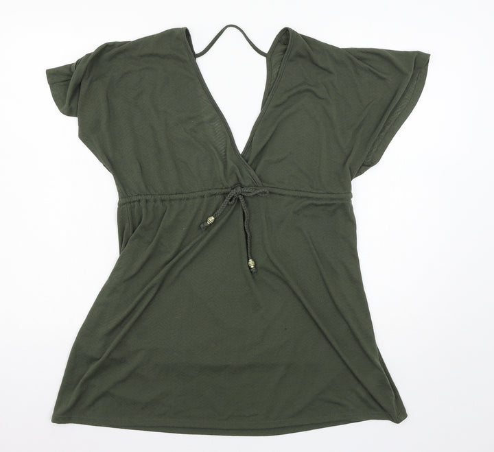 Atmosphere Womens Green  Jersey Basic T-Shirt Size S