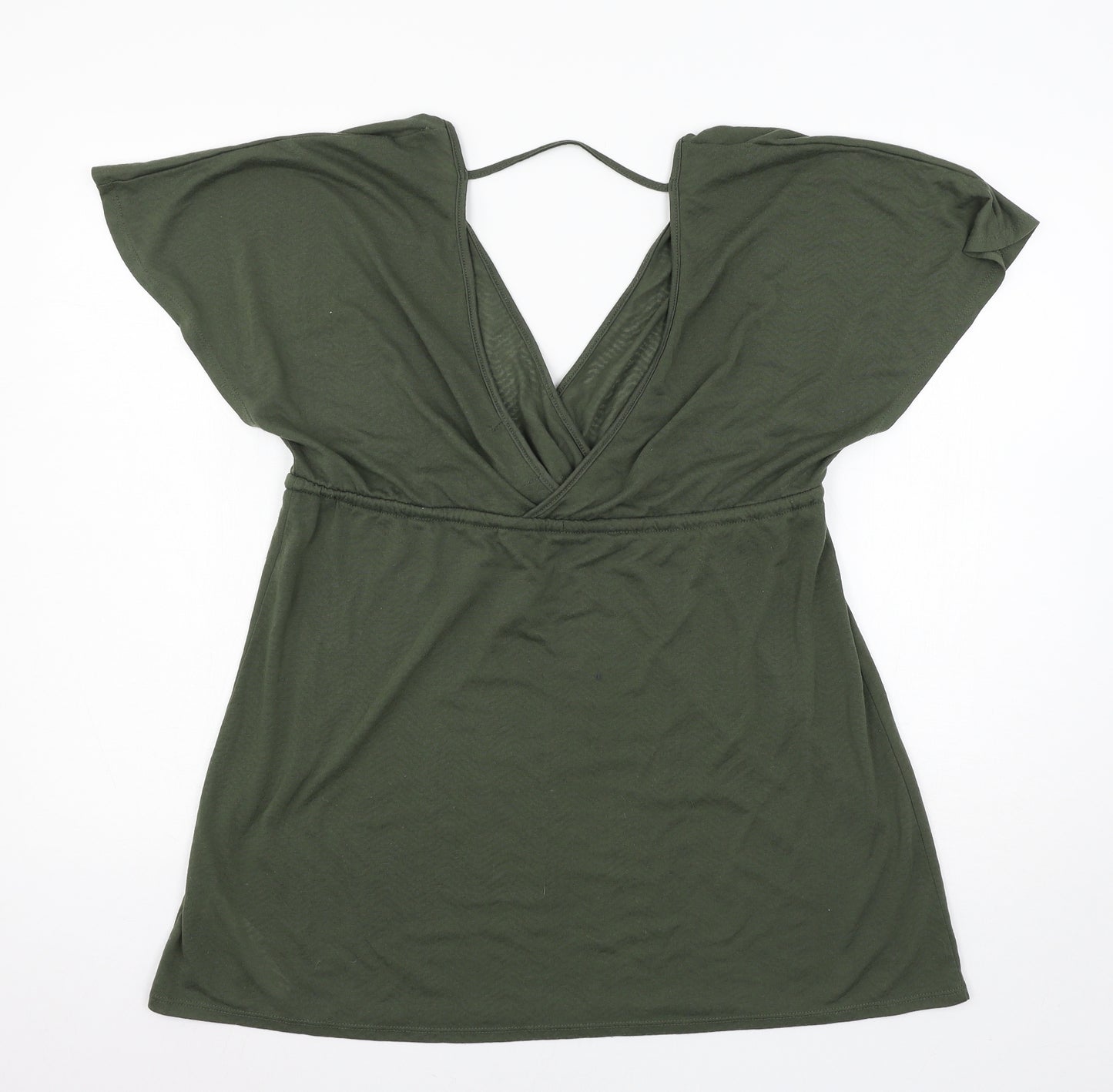 Atmosphere Womens Green  Jersey Basic T-Shirt Size S