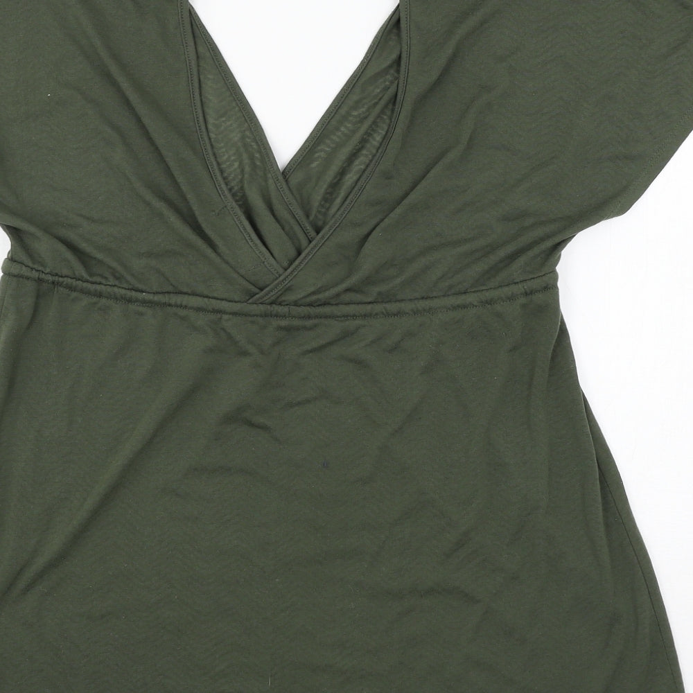 Atmosphere Womens Green  Jersey Basic T-Shirt Size S