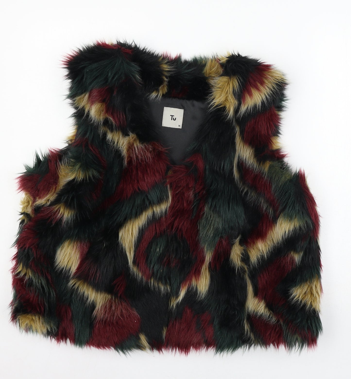 TU Womens Multicoloured   Jacket Waistcoat Size 16