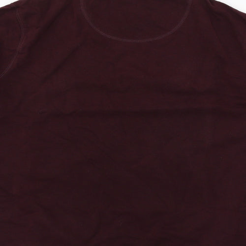 Marks and Spencer Mens Purple  Jersey Pullover Sweatshirt Size L